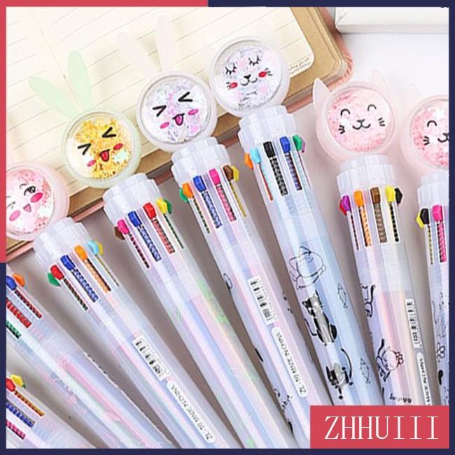 Bút bi hình thỏ hoạt hình đính kim sa lấp lánh