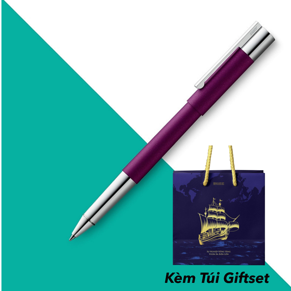 Bút Bi Nước Lamy Scala B&amp;J Kèm Túi Giftset '' Sự Nghiệp Vững Vàng - Vươn Xa Biển Lớn '' Cao Cấp