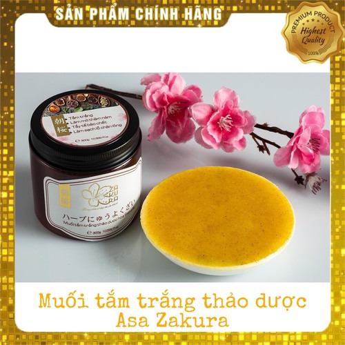 Muối tắm trắng thảo dược Asa-Zakura