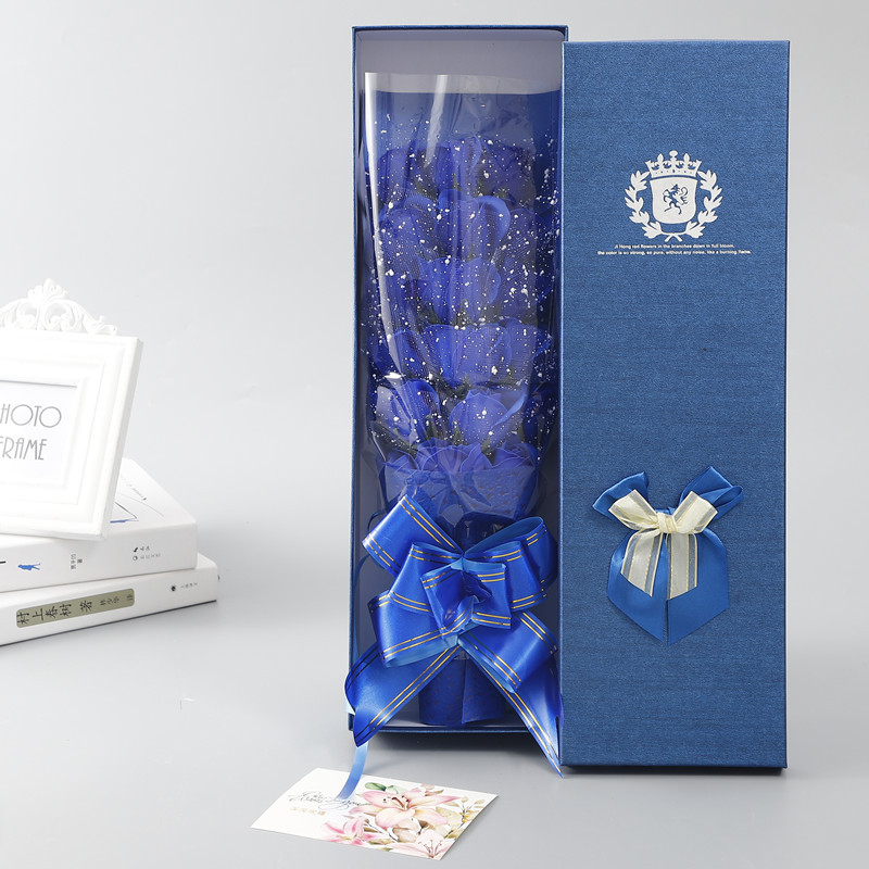 Bó Hoa Hồng 18 Bông Có Hộp Đựng Sang Trọng 48x15x8cm