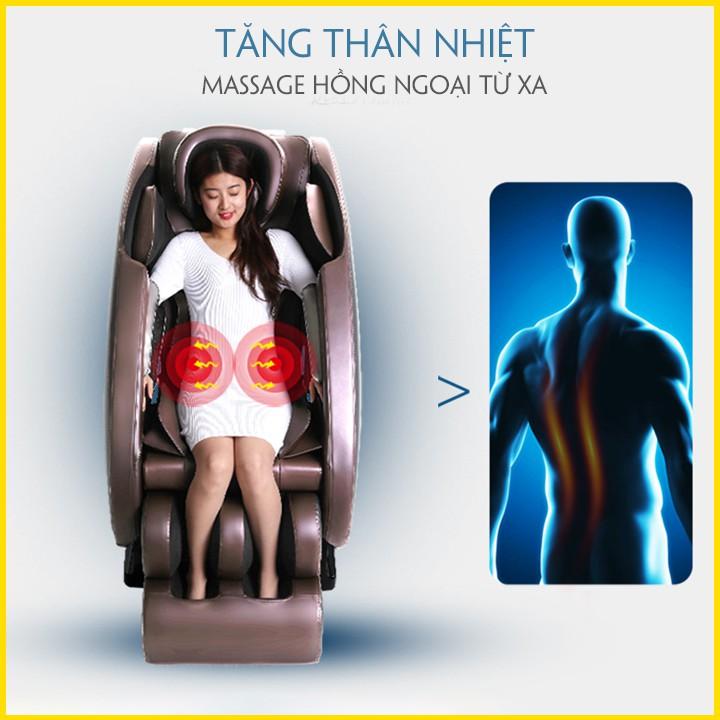 Ghế Mát xa toàn thân cao cấp công nghệ Nhật Bản (Massage 8D, Bấm huyệt bàn chân, Âm nhạc Bluetooth)