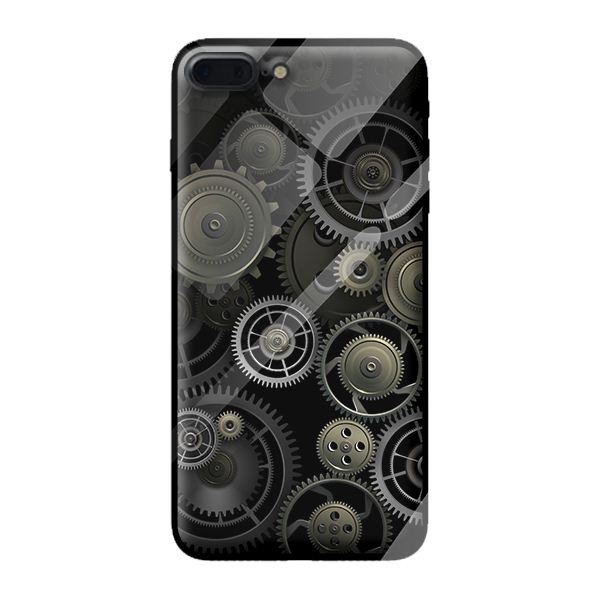 Ốp lưng kính cường lực cho iPhone 8 Plus VÒNG TRÒN 7 - Hàng chính hãng