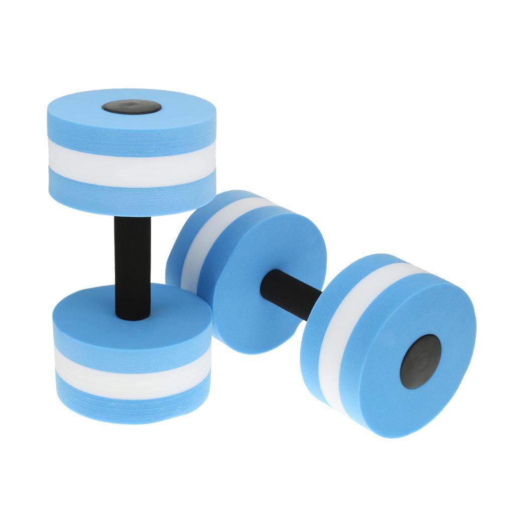 2x Water Aerobics Dumbbell Aquatic Barbell Fitness Pool Exercise