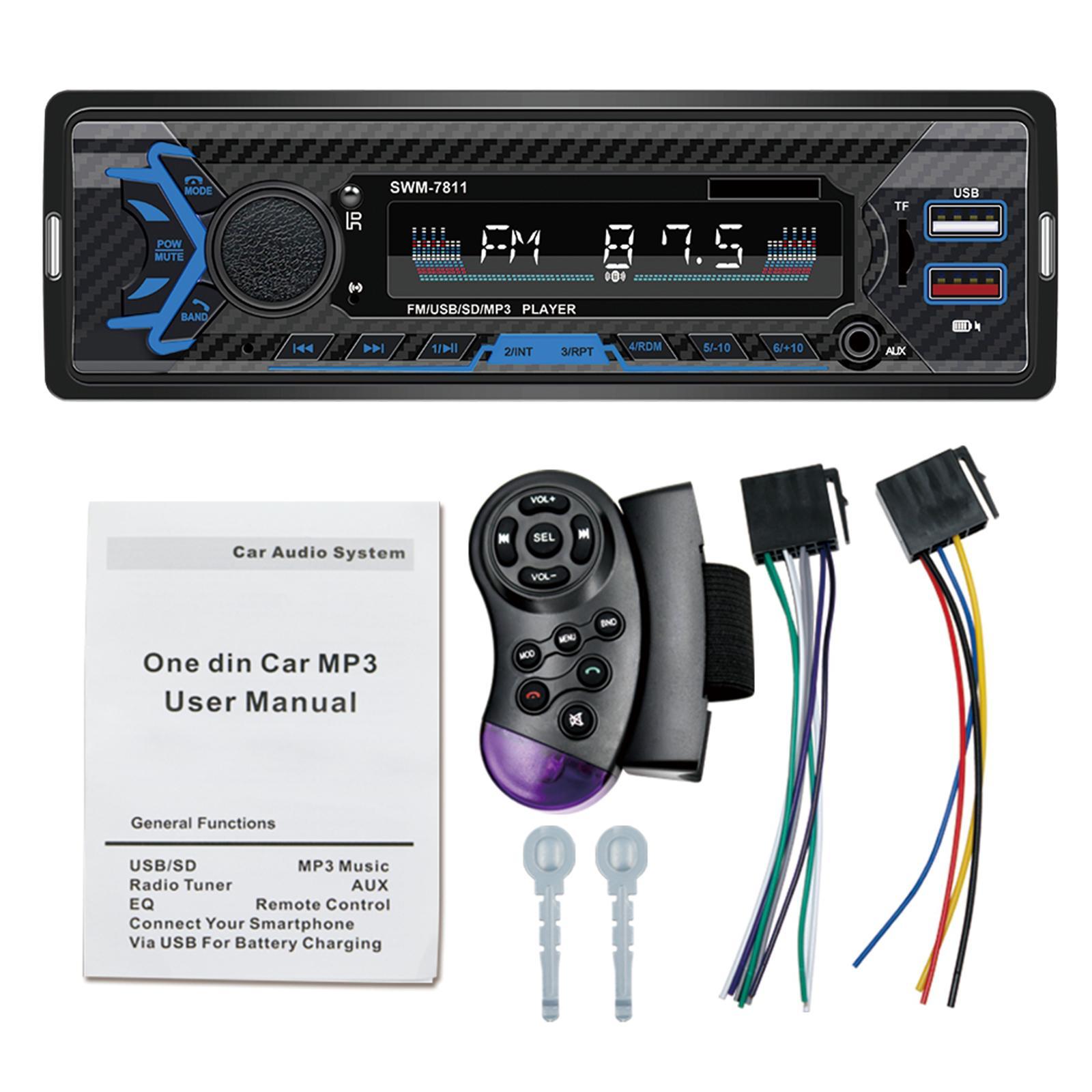 Car 12V   Bluetooth USB MP3 Player Receiver with Remote Universal