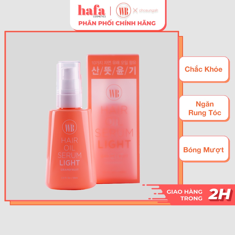 Tinh chất dưỡng tóc chắc khoẻ, bóng mượt Wonder Bath Grapefruit Hair Oil Serum 65ML