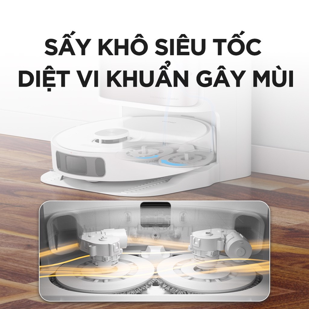 Robot lau sàn hút bụi tự làm sạch thông minh Dreame Bot L10s Ultra/ L10 Ultra/ L10s Ultra SE - Bản quốc tế - Hàng chính hãng