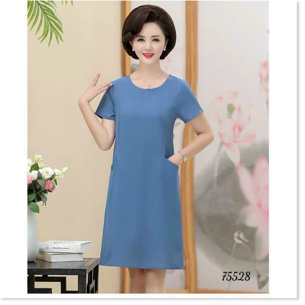 ĐẦM NỮ CÔNG SỞ CỔ TRÒN DÁNG SUÔNG TH B.By