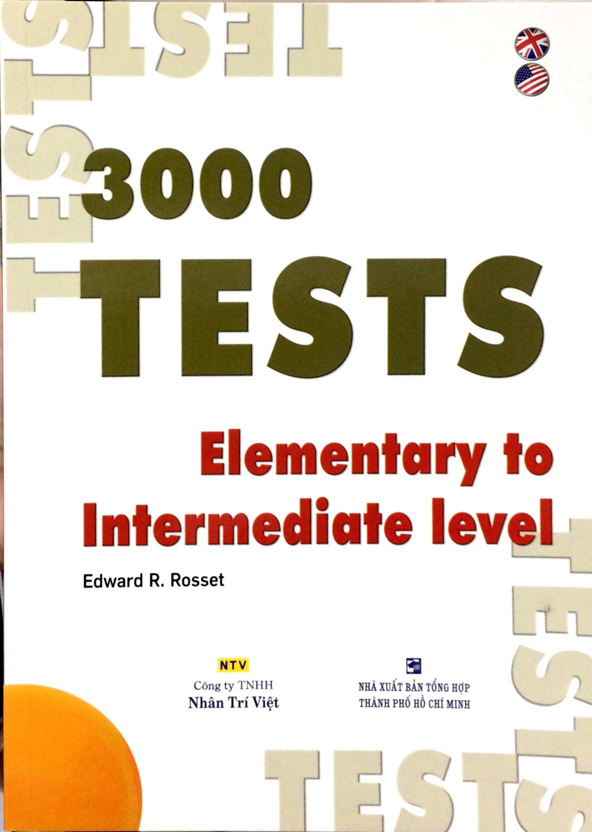 Sách 3000 Tests Elementary To Intermediate (Không CD) - ảnh 4