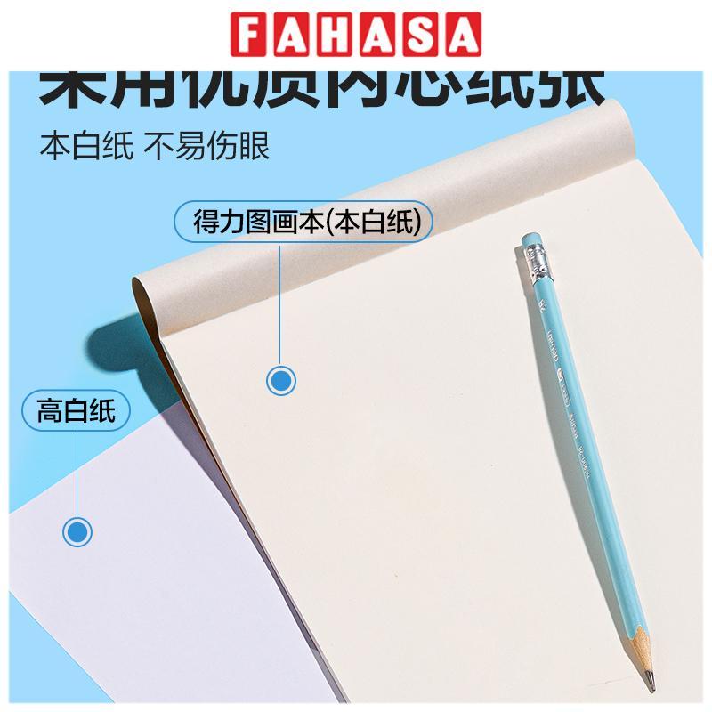 Sổ Vẽ Tô Màu A4 - Deli BE501-A4 (20 Tờ) - Hình Cún Con