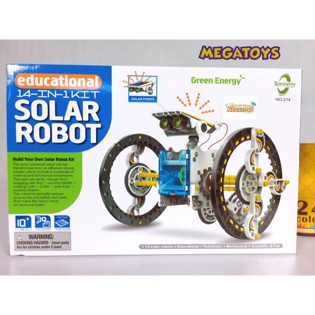 Đồ chơi trẻ em- Đồ Chơi STEM - Lắp Ráp Robot Đa Năng Chạy Bằng Năng Lượng Mặt Trời