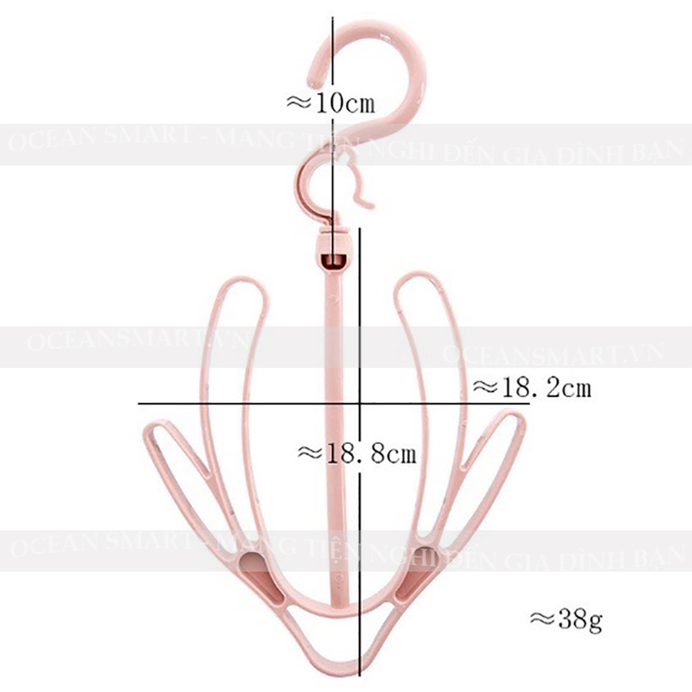 Móc Treo, Móc Phơi Đồ, Móc Phơi Giày Đa Năng - OS10014