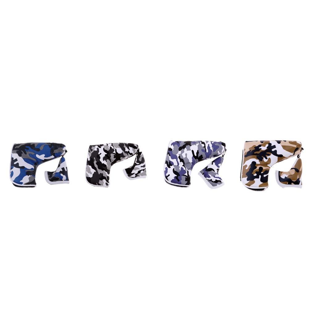 Golf Blade Putter Club Head Cover Waterproof PU Headcover Gear Replacement