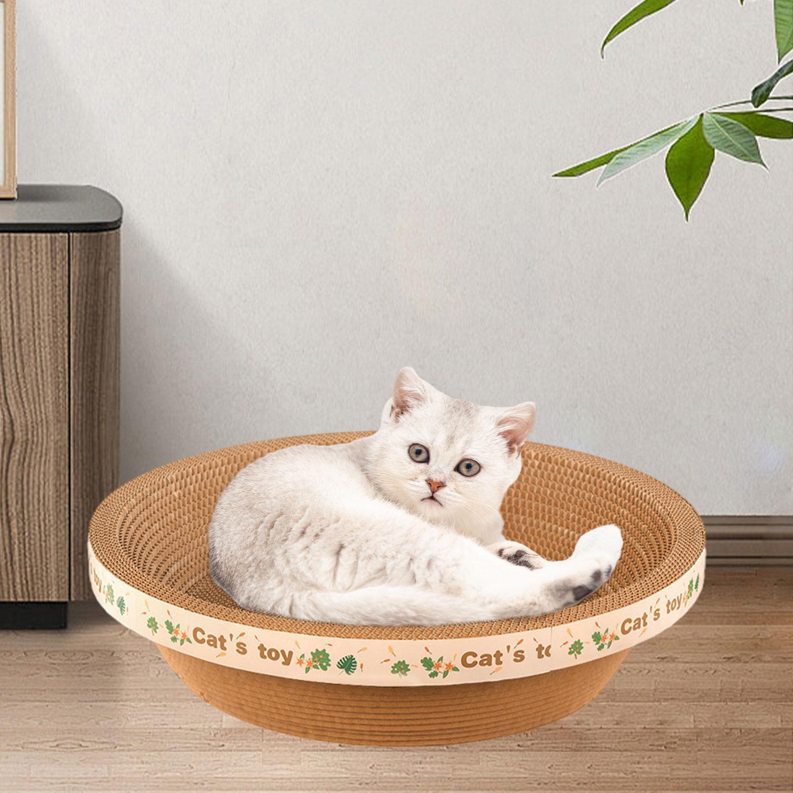 Cat Scratcher Pad Nest Cat Scratcher Cardboard for Kitty Kitten Pet Supplies