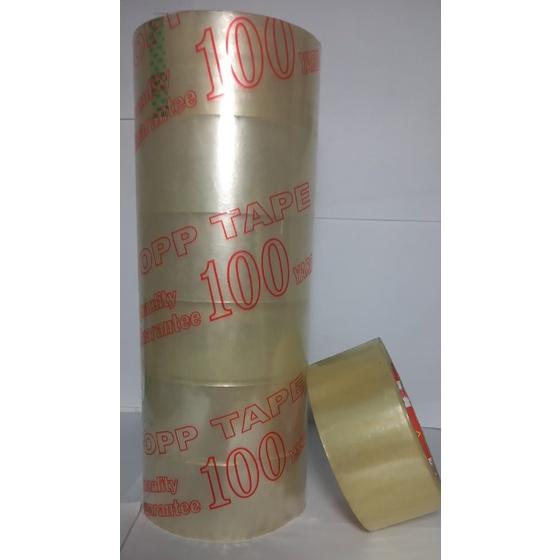 Băng keo trong 100y siêu dính để dán giấy, thùng carton