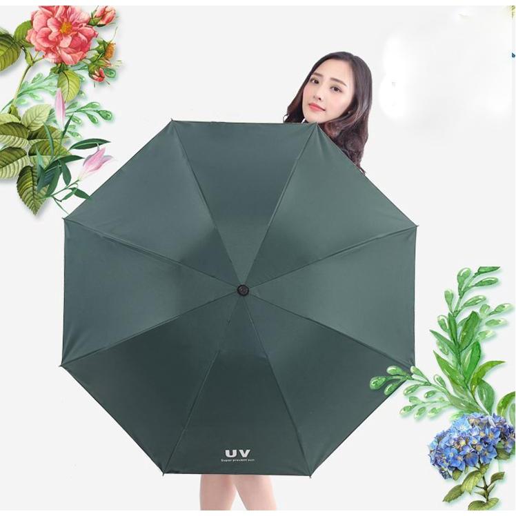Ô dù gấp gọn che mưa loại lớn, Ô Dù Chống UV đi mưa gấp gọn tiện lợi mang theo đi làm đi du lịch