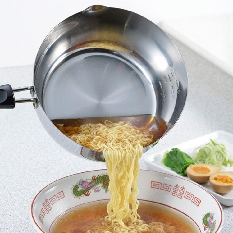 Nồi quánh inox Pearl Metal Φ18cm hàng nội địa Nhật Bản