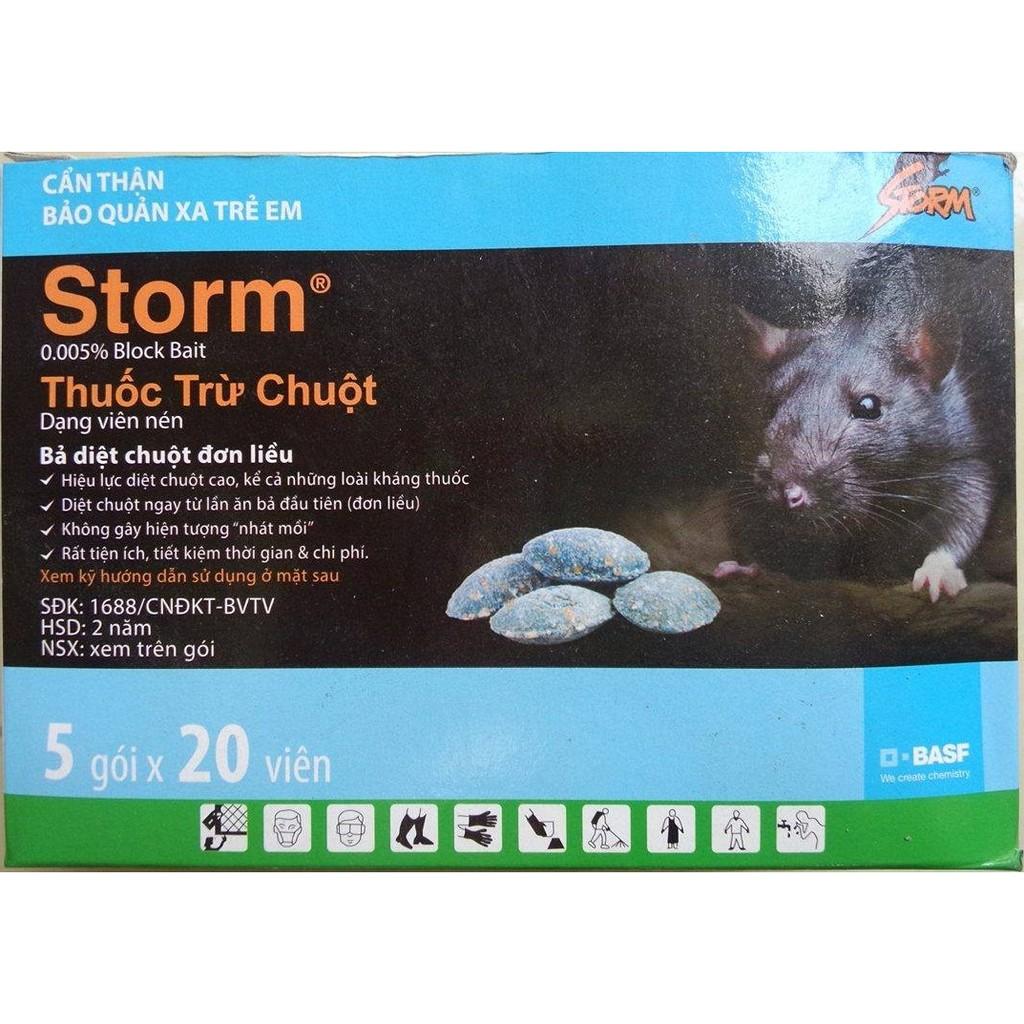 1 gói thuốc diệt chuột STORM 20 viên