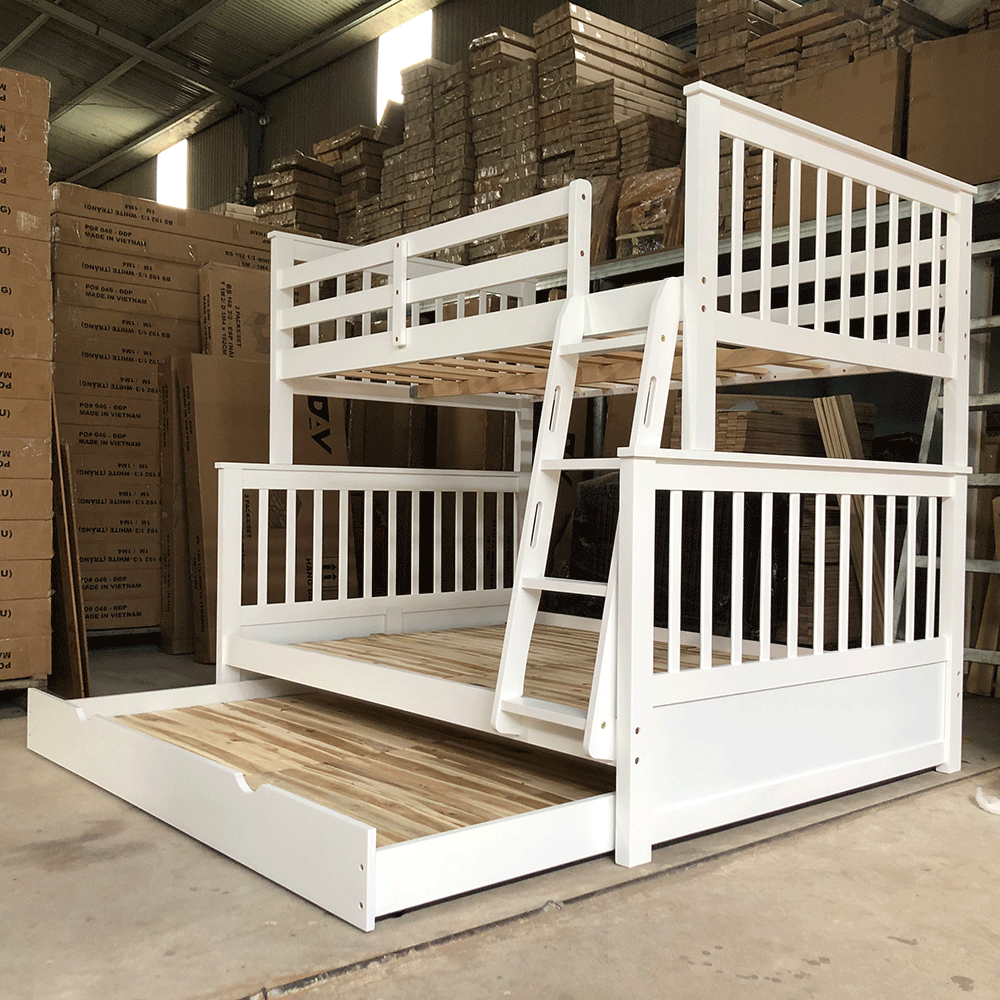Giường tầng xuất khẩu York 1m2/1m6