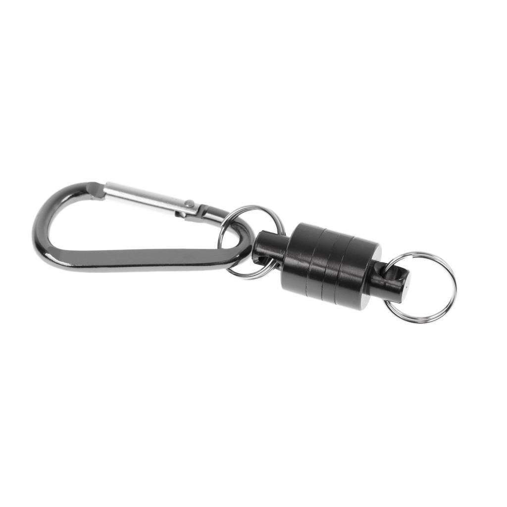 Magnetic Fly Landing Net Release Net Holder Net Fishing Net Release Gray