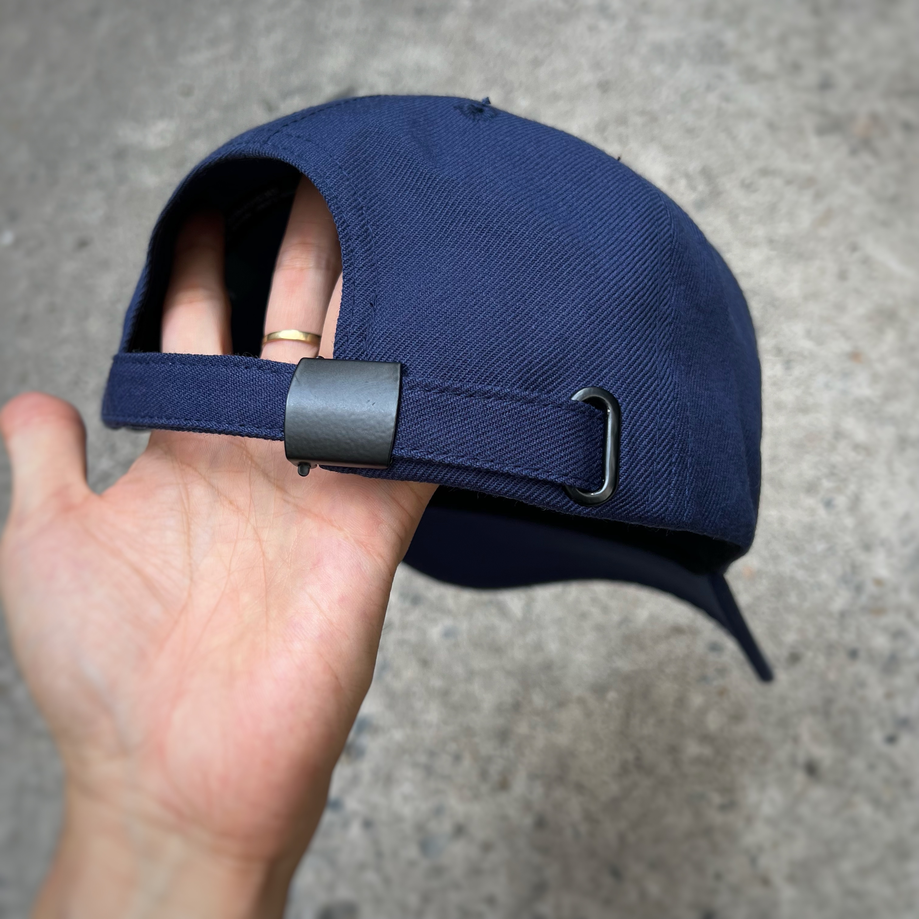[Big Size] Nón lưỡi trai trơn Xanh Navy/Tím Than Size To vòng đầu từ 60cm đến 64cm Brand One Hat