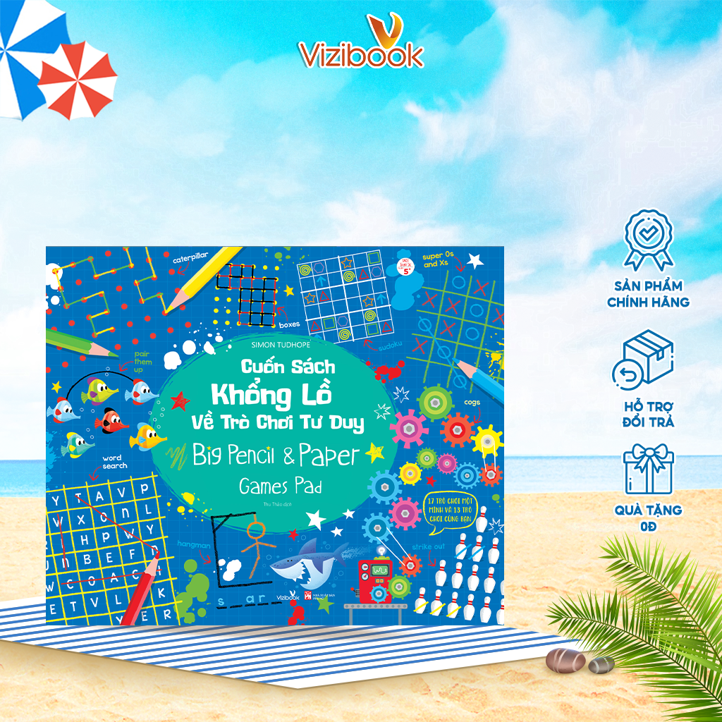 Cuốn Sách Khổng Lồ Về Trò Chơi Tư Duy - Big Pencil & Paper Game Pad