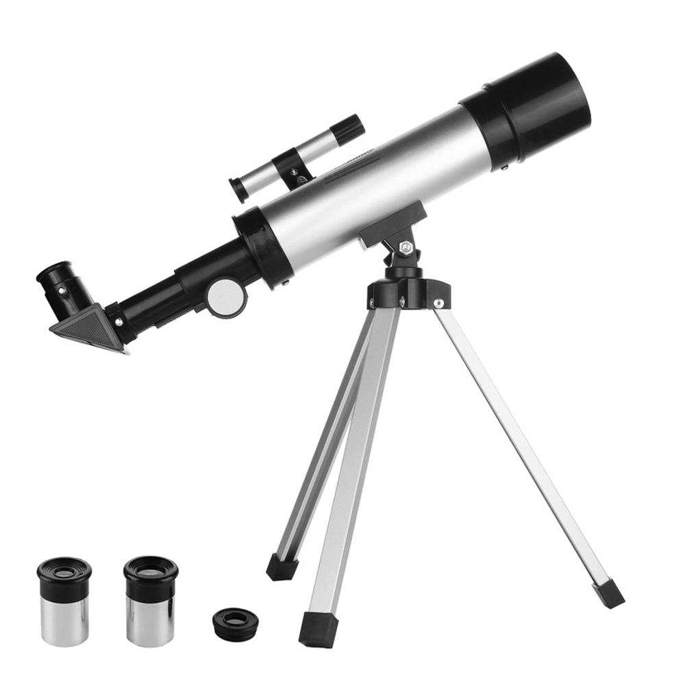 F36050 Astronomical Telescope for Kids and Beginners 90X Magnification Telescope with Finder Scope 2 Eyepieces and Tripod