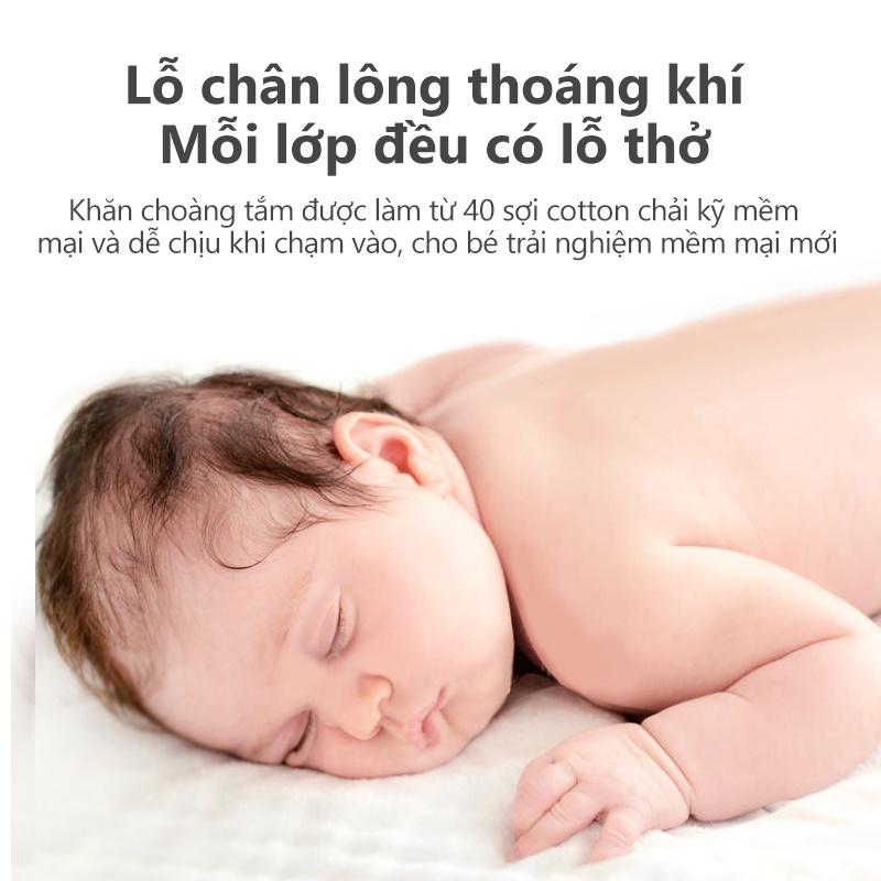 [Einmilk.ân ninh] Khăn tắm dạng áo choàng có nón 100% cotton đến từ Singapore siêu mềm thoáng khí, thấm hút nước cao BR