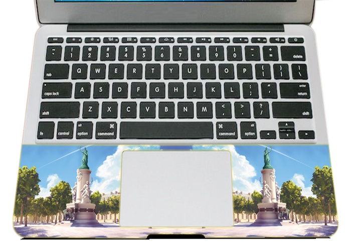 Miếng Dán Trang Trí Mặt Ngoài + Lót Tay Laptop Thiên Nhiên LTTN - 175