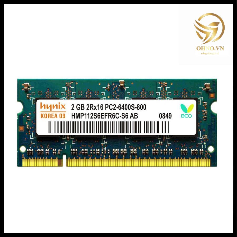 RAM Laptop Máy Tính Xách Tay Hynix 2G RAM DDR2 Bus 800 - DDR3 Bus 1333 Tốc Độ Cao Chính Hãng