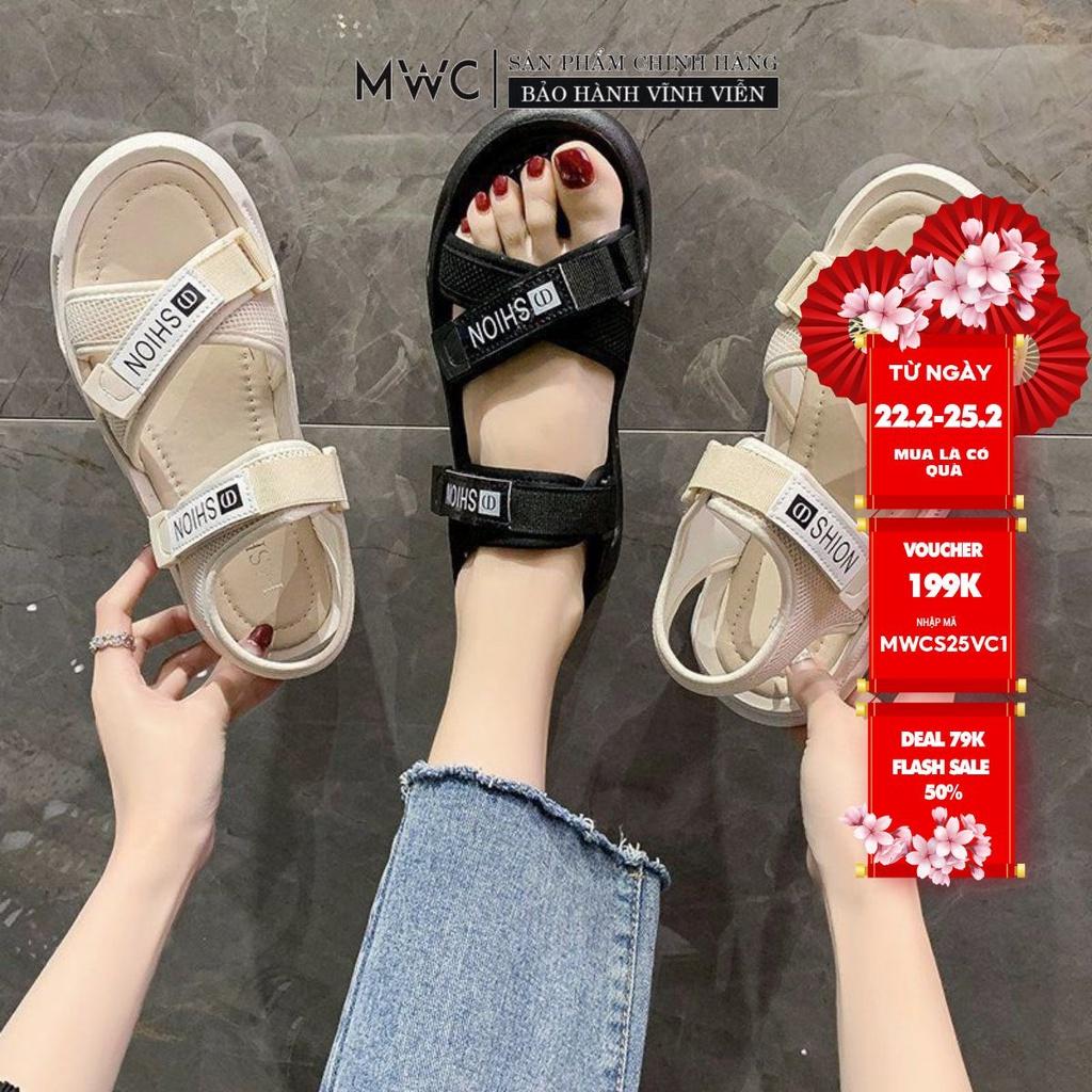 Giày Sandal Nữ Quai chéo siêu xinh MWC NUSD- 2853