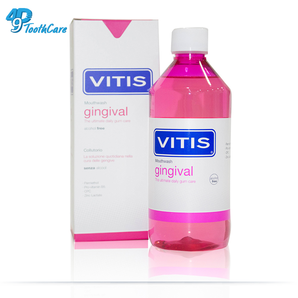 Nước súc miệng dành cho nướu nhạy cảm Vitis Gingival 500ml