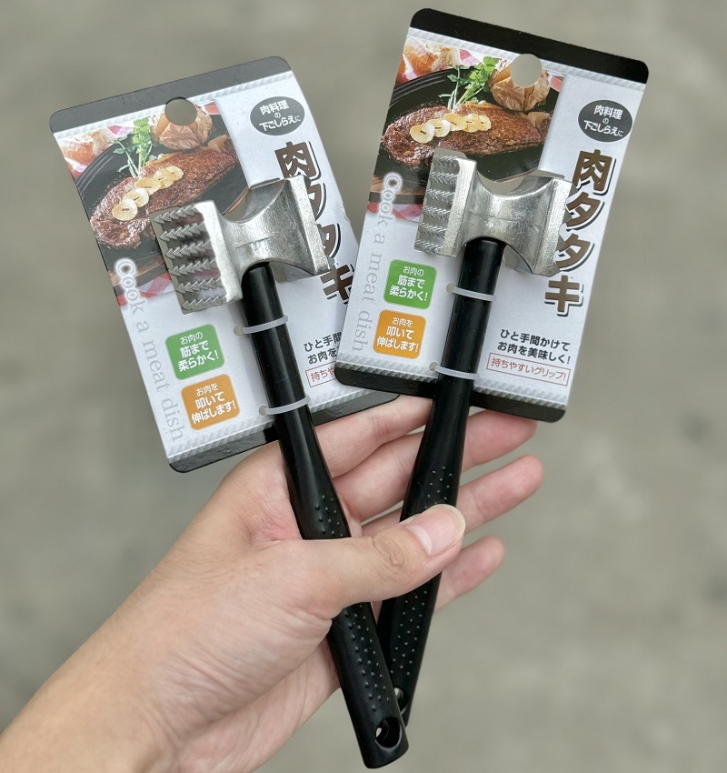 Dụng cụ dần thịt, đập hành tỏi Echo 185mm - Hàng nội địa Nhật Bản nhập khẩu chính hãng