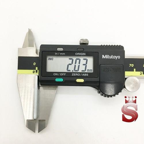 Nam châm kích thước 30x10x2mm mạ kẽm