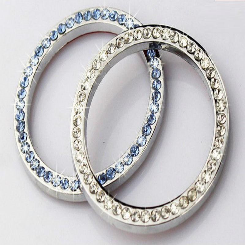 Vòng Đá Trang Trí Nút Khởi Động Start Stop Xe Hơi Ô Tô Diamond Ring 3 Màu Sang Trọng