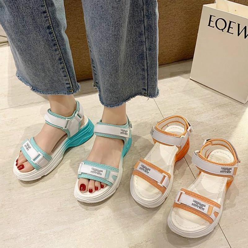 Giày Xăng Đan Thể Thao Đế Dày Thời Trang Cho Nữ