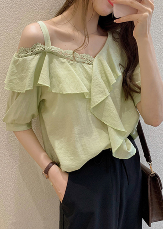 Áo nữ lệch vai mẫu xuân hè Haint Boutique ale54