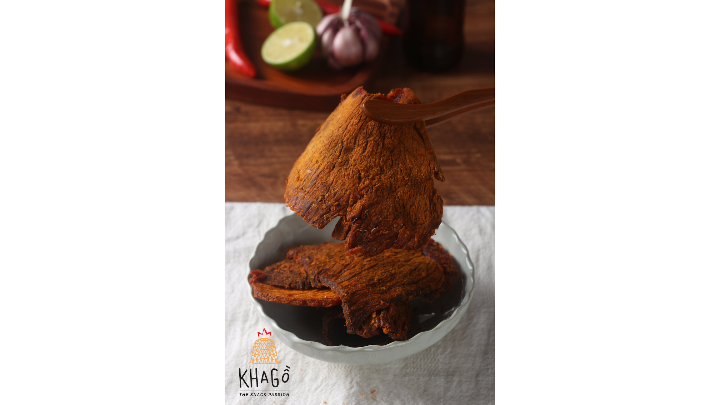 KHÔ BÒ MIẾNG MỀM 250gr | KHA GỒ | Ăn Vặt Văn Phòng, Du Lịch, Tết, Sài Gòn Ngon, Đặc Sản