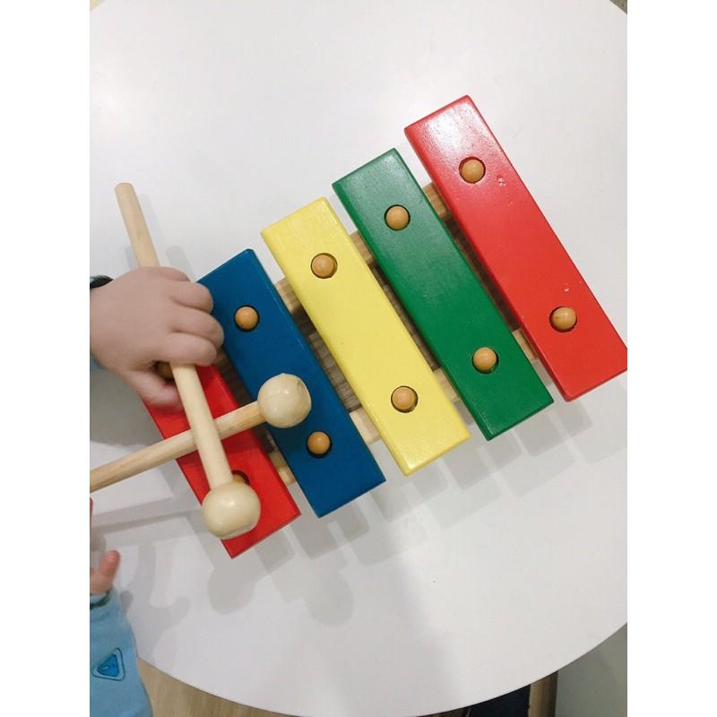 Đàn Xylophone bằng gỗ cho bé (hàng Việt Nam)