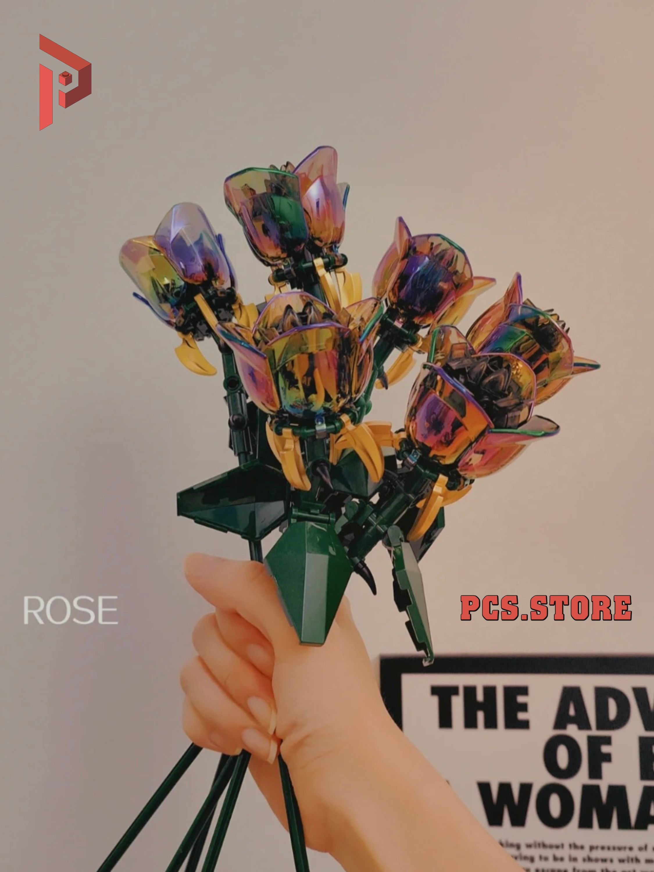 Đồ Chơi Lắp Ráp Mô Hình Hoa Hồng Phantom Rose - PCS STORE