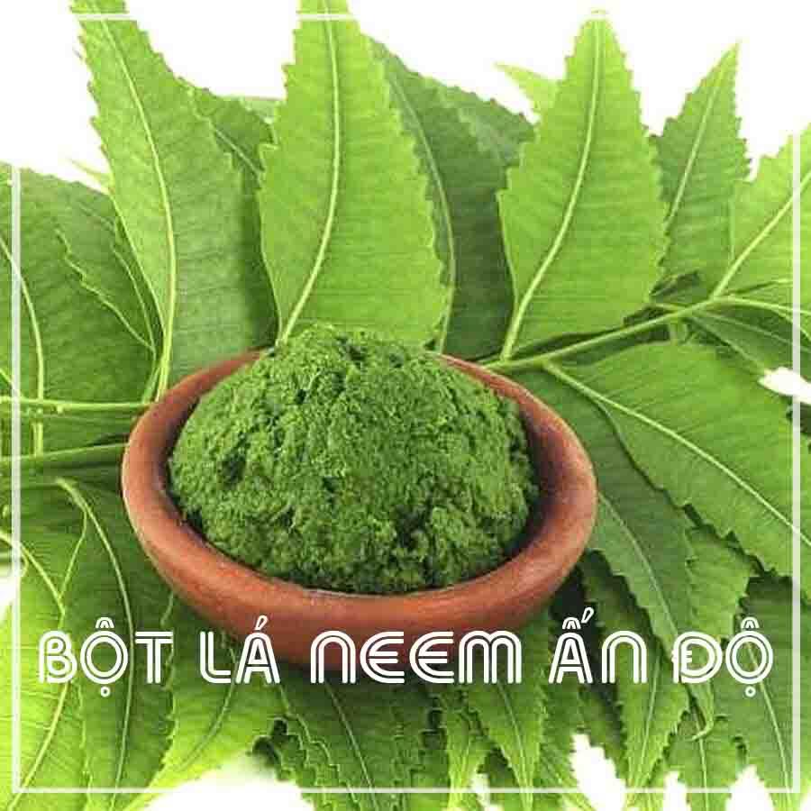 Bột lá Neem Ấn Độ 500g sấy lạnh 100% nguyên chất hữu cơ sấy lạnh, xay mịn - Dùng uống hoặc đắp mặt nạ