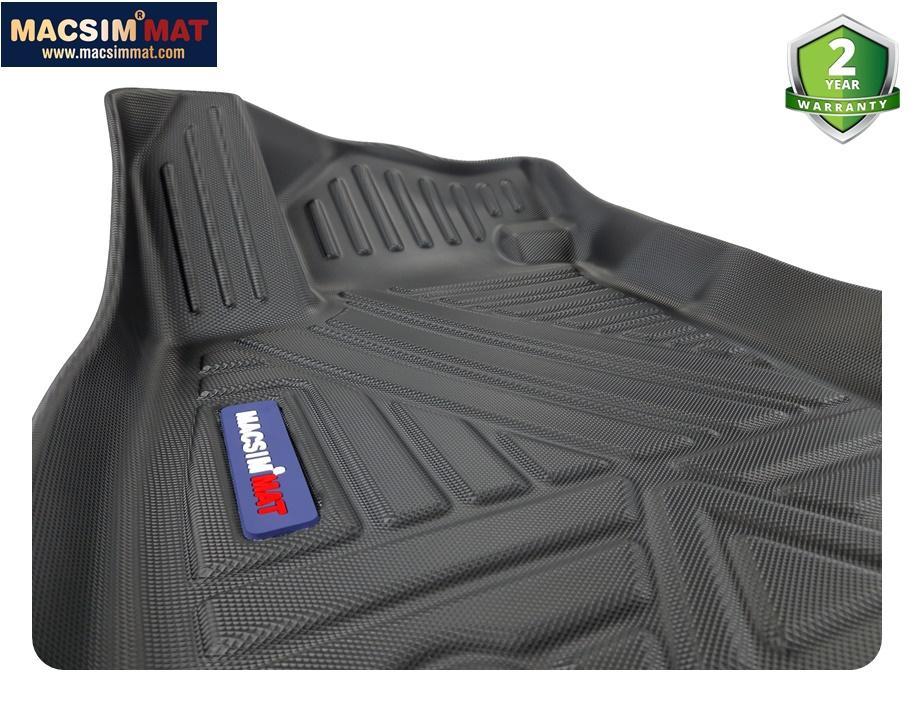 Thảm lót sàn xe MG ZS 2017 - nay Nhãn hiệu Macsim chất liệu nhựa TPV cao cấp màu đen