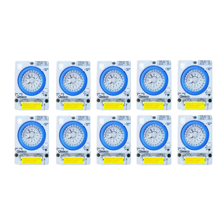 Combo bộ 10 camsco Timer 24h - rơ le thời gian - BH 12 tháng