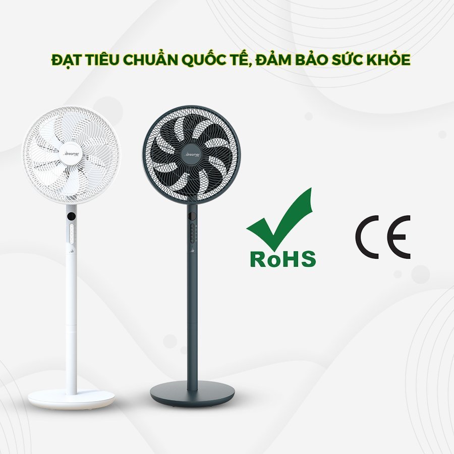 Quạt Đứng Điều Khiển Giọng Nói Màn Hình Led Động Cơ Inverter Dreamer DHA-SSF136G - Hàng chính hãng