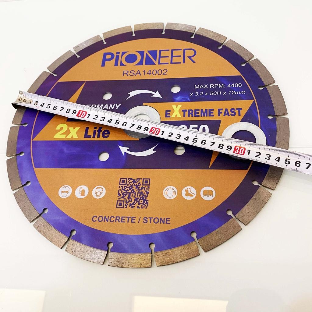 LƯỠI CẮT GẠCH ĐÁ 24 RĂNG PHI Ø350MM RSA14002 chuyên cắt gạch, đá chất lượng cao chính hãng