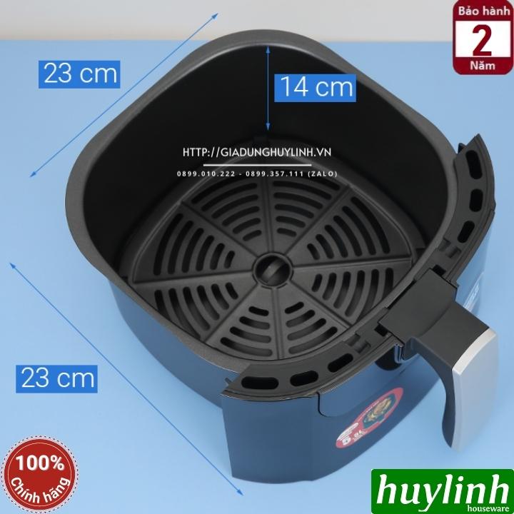 Nồi chiên không dầu điện tử Magic ECO AC-102 - Dung tích 5.5 lít - Made in Thái Lan - Hàng chính hãng