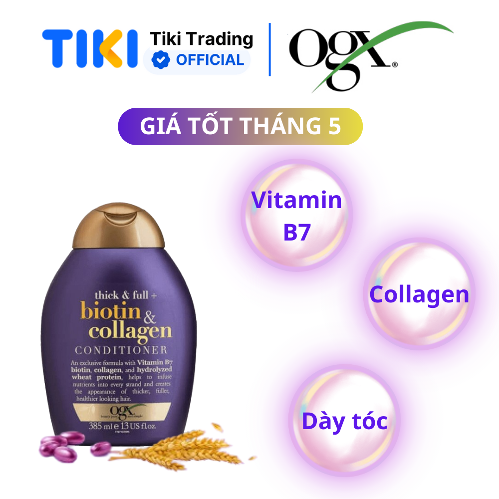 Dầu Xả OGX - Dung Tích 385ml