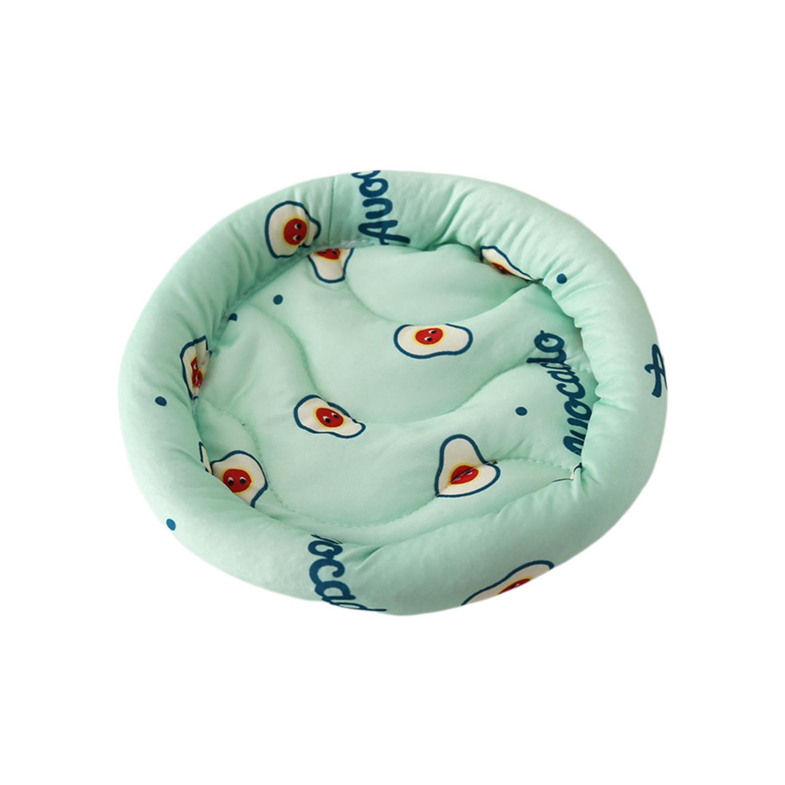 Small Pet Sleeping Pad Hamster Bed Pad Cushion Pad Small Pet Bed Mattres Round Rabbit Mat Guinea Pig Mat for Squirrel Ferret Hedgehog Chinchilla