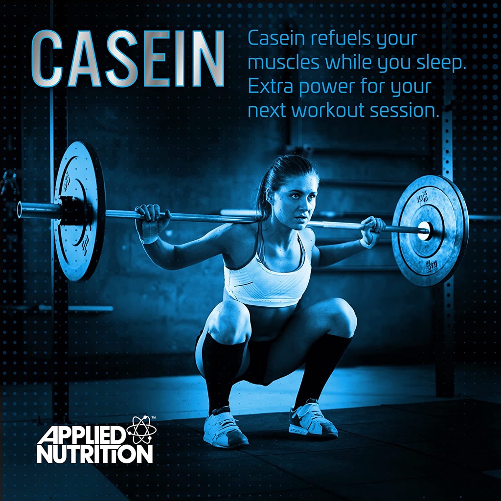 Whey Protein Casein Applied Nutrition (1.8kg - 60 Servings) - Sữa Đạm Nuôi Dưỡng Cơ Ban Đêm