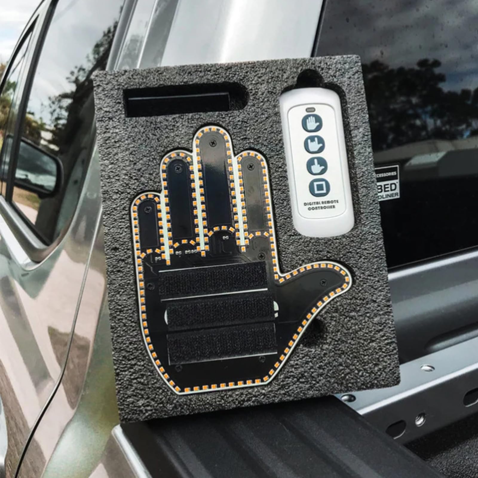 Đèn Led Cử Chỉ Ngón Tay Trang Trí Ô Tô Gesture LED