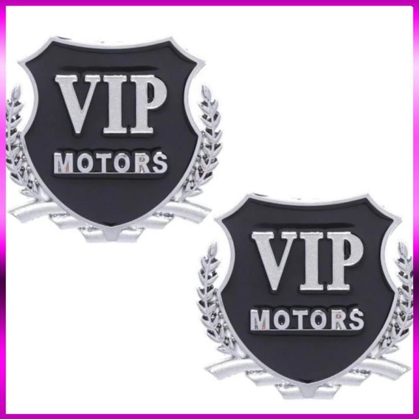 Logo trang tri xe,Lô Gô VIP Motor Gắn Xe Ô Tô 206277-2